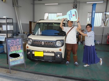 スペーシアギア納車おめでとうございます